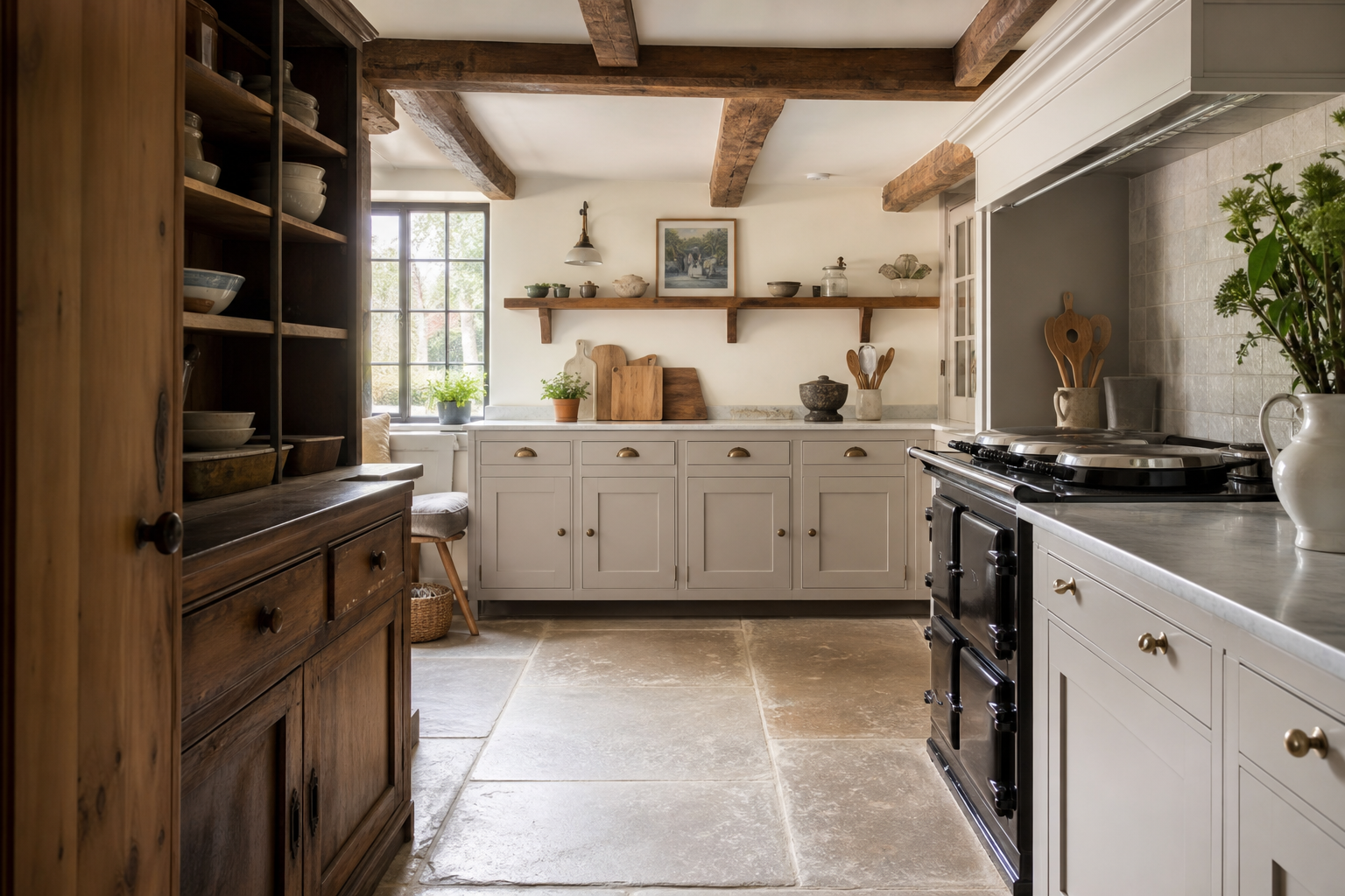 Bespoke kitchen in a Hertfordshire village property