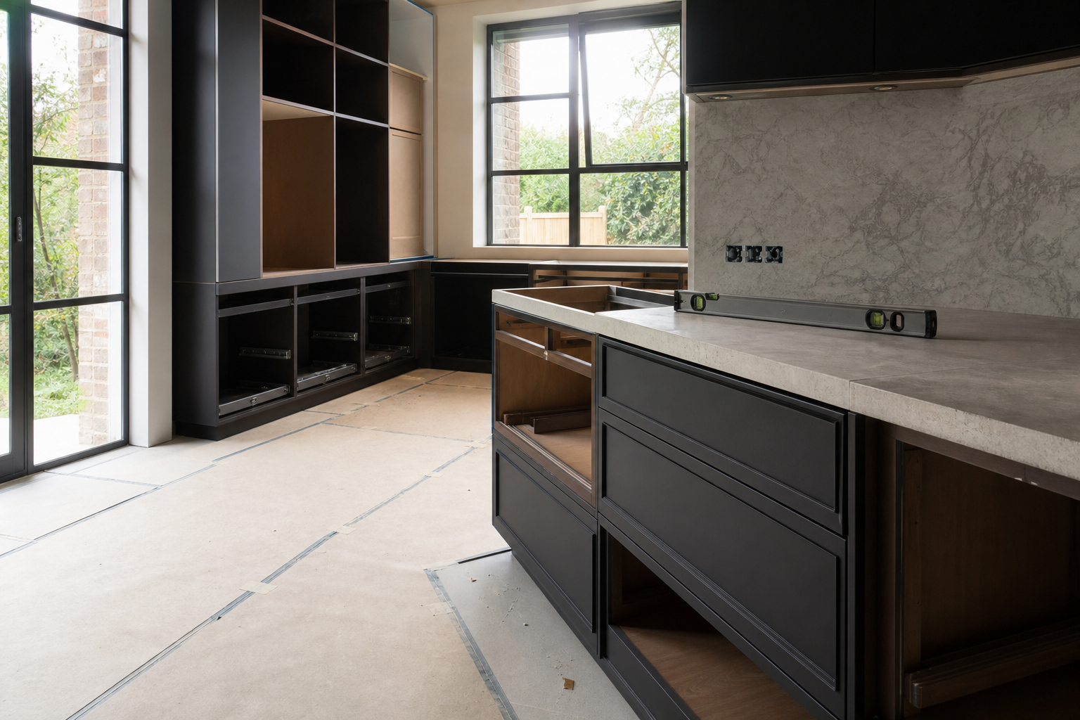Professional kitchen installation in a Hertfordshire home