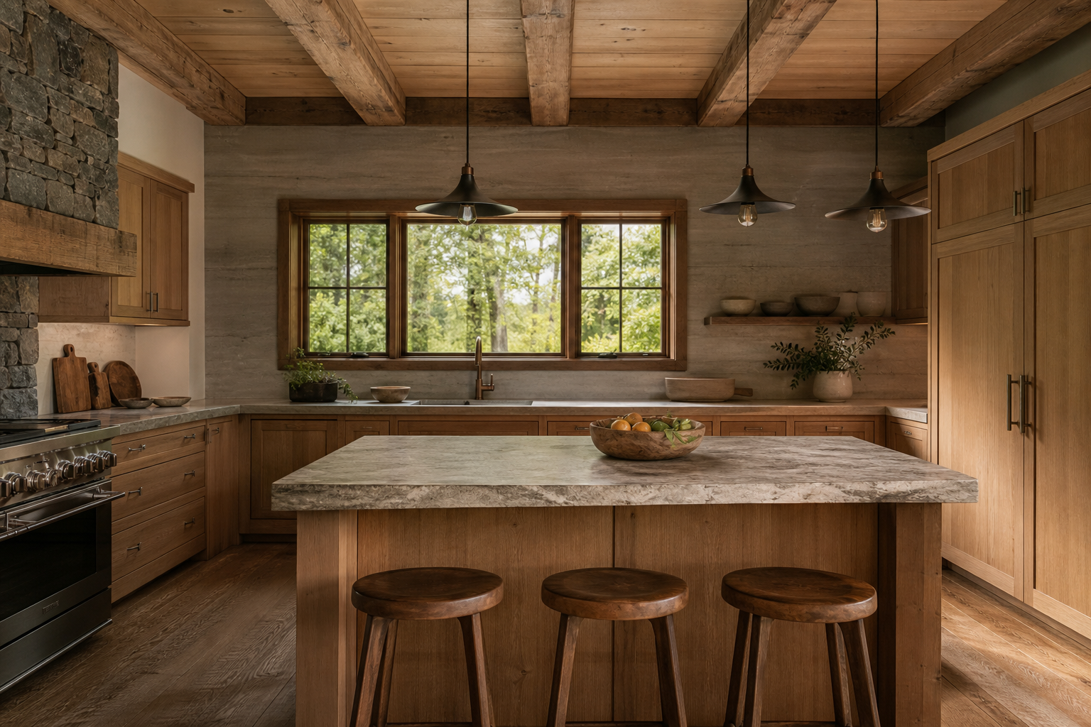 Sustainable materials in a bespoke Hertfordshire kitchen